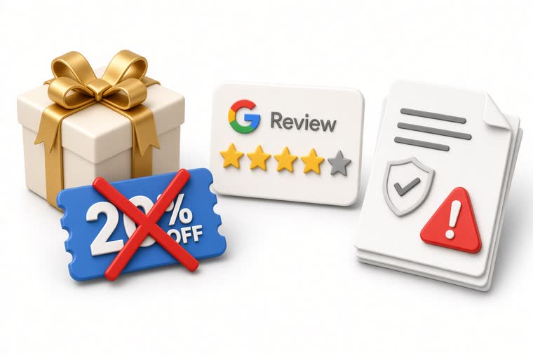 Can you offer a discount for a Google review?